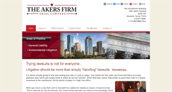 Desktop Screenshot of akersfirm.com